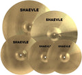 Cymbal Pack 5 Pieces Alloy Cymbals Drum Set - Bright Practice Kit