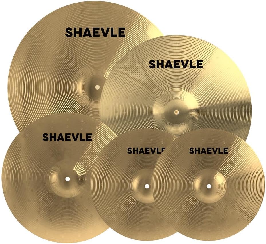 Cymbal Pack 5 Pieces Alloy Cymbals Drum Set for Musicians