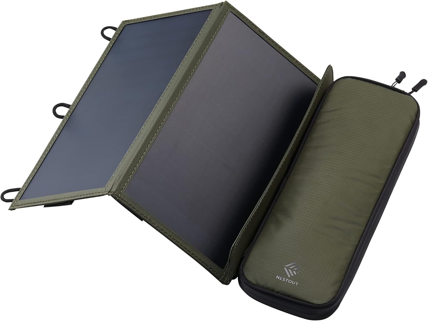 ELECOM NESTOUT Portable Solar Panel for Camping and Phones
