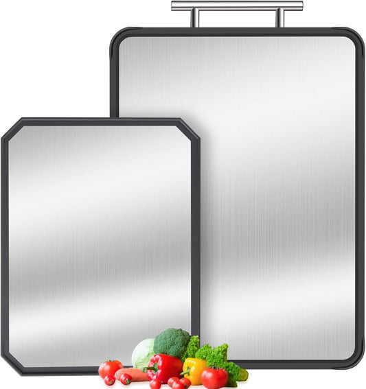 Titanium Cutting Boards for Kitchen - Non Toxic & Durable Design
