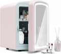 Mini Fridge for Skin Care 4L - Portable Beauty Fridge with LED Mirror