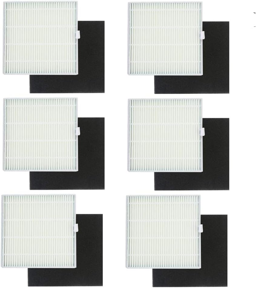 6 Pack Filter Sponge Replacements for ILIFE V8s & v80 Max