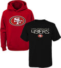 NFL Youth 8-20 Polyester Performance Hoodie & T-Shirt 2 Pack - Team