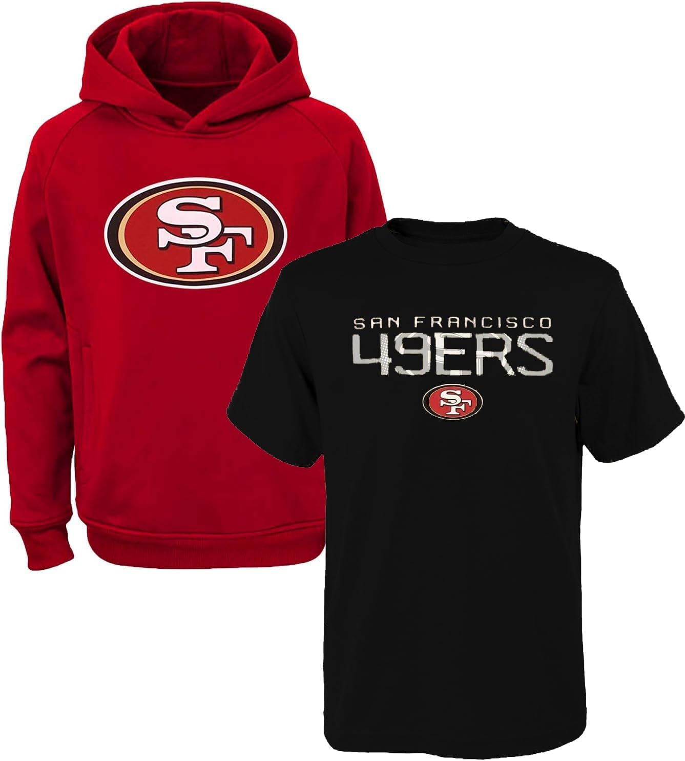 NFL Youth Hoodie & T-Shirt 2 Pack Set for Ultimate Comfort