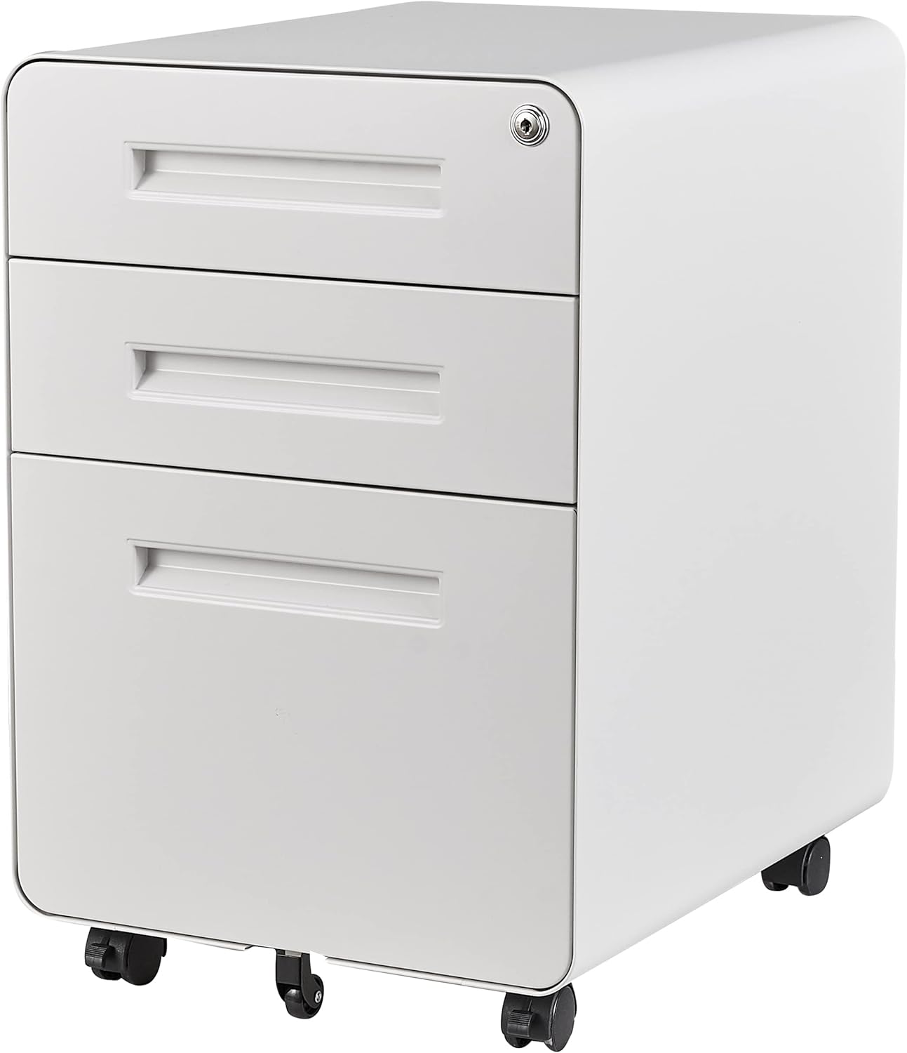 3 Drawer File Cabinet with Lock for Home Office Storage Needs