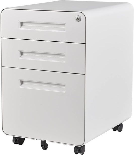 3 Drawer File Cabinet with Lock for Home Office Storage Needs
