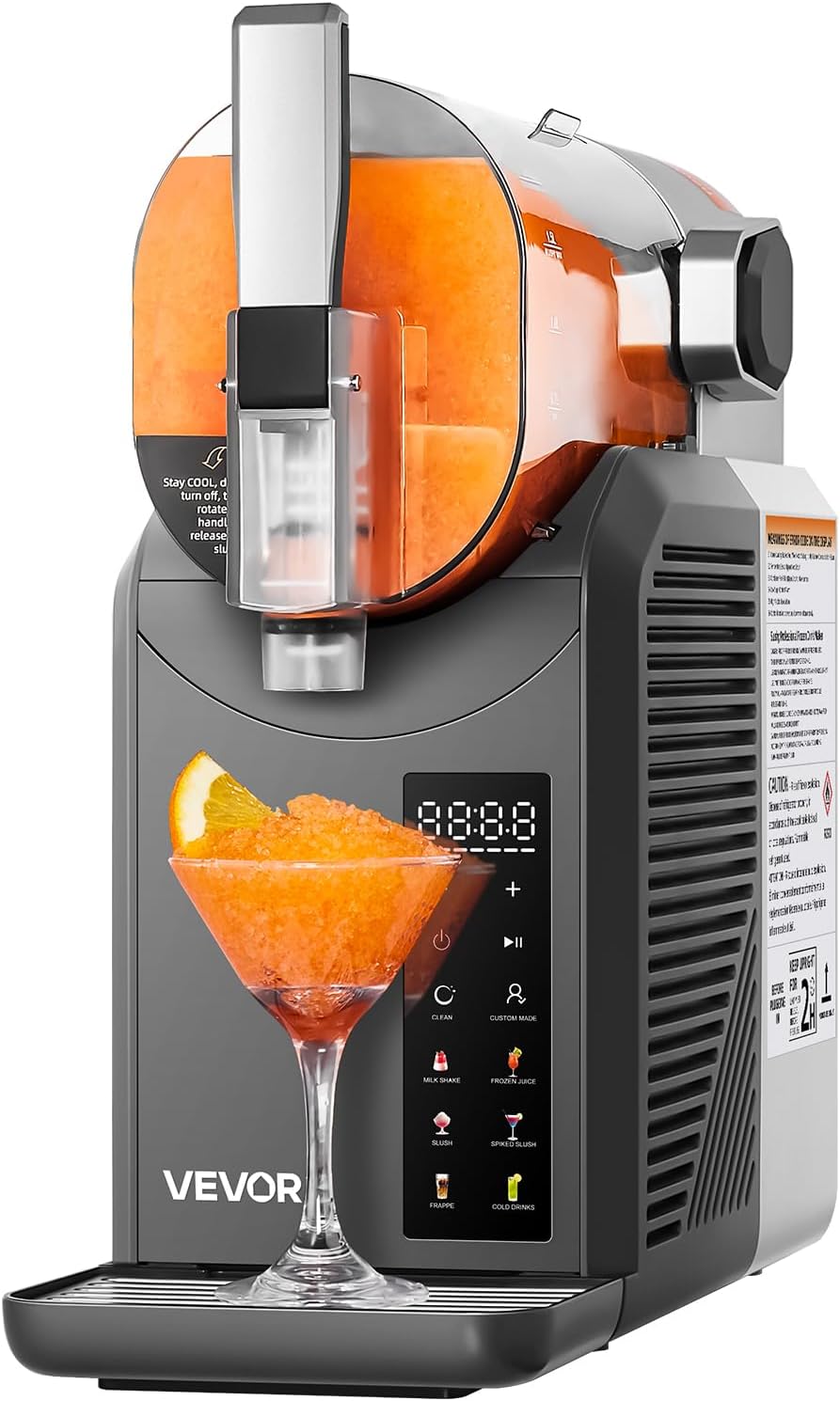 VEVOR Slushie Machine: 2L No Ice Needed Frozen Drink Maker