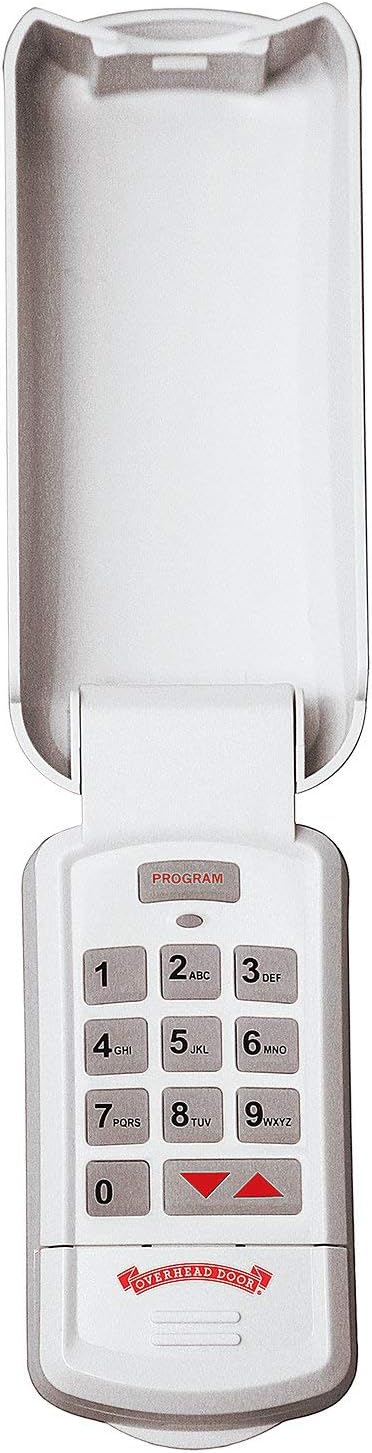 Wireless Garage Door Opener Keypad - Weather-Resistant Design