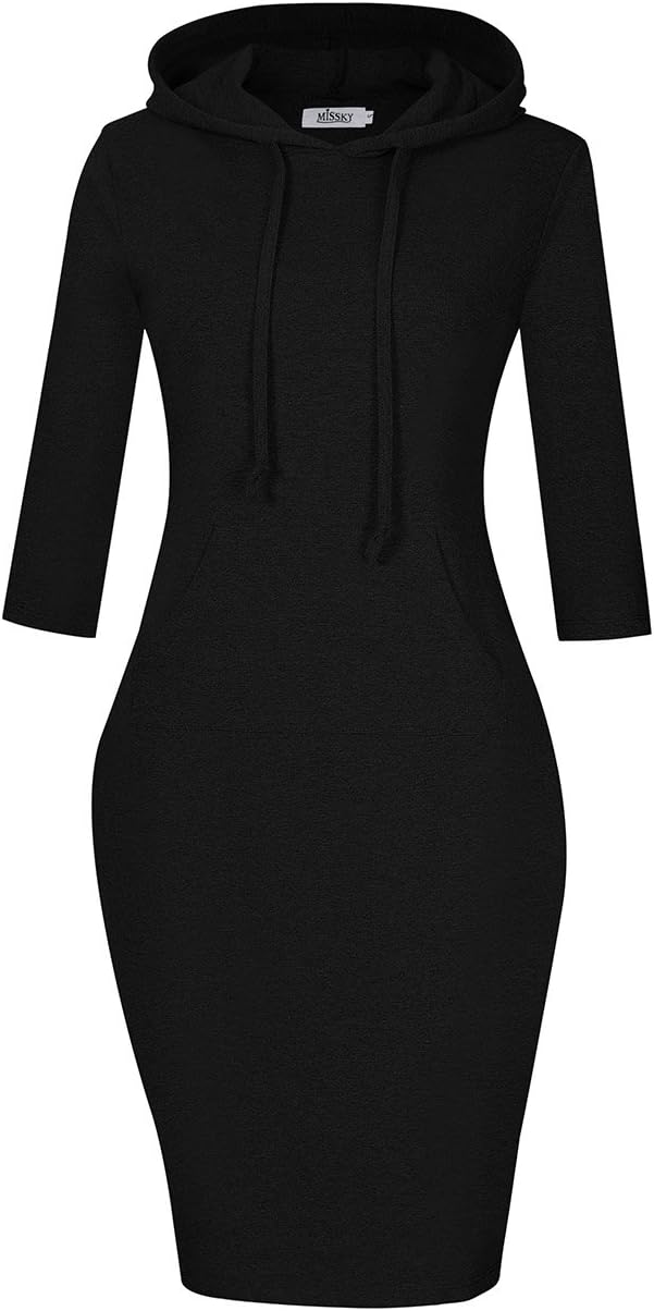 MISSKY Womens Casual Hoodie Dress for Every Occasion