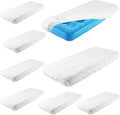 Kids Microfiber Air Mattress Fitted Sheets 8-Pack - White