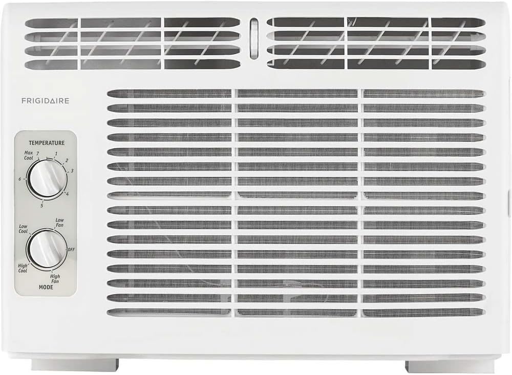 Frigidaire 5,000 BTU Window AC - Easy-Clean Filter, Precise Temp Control