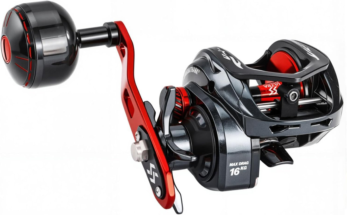Sougayilang Baitcaster Fishing Reel with 35lbs Max Drag Power