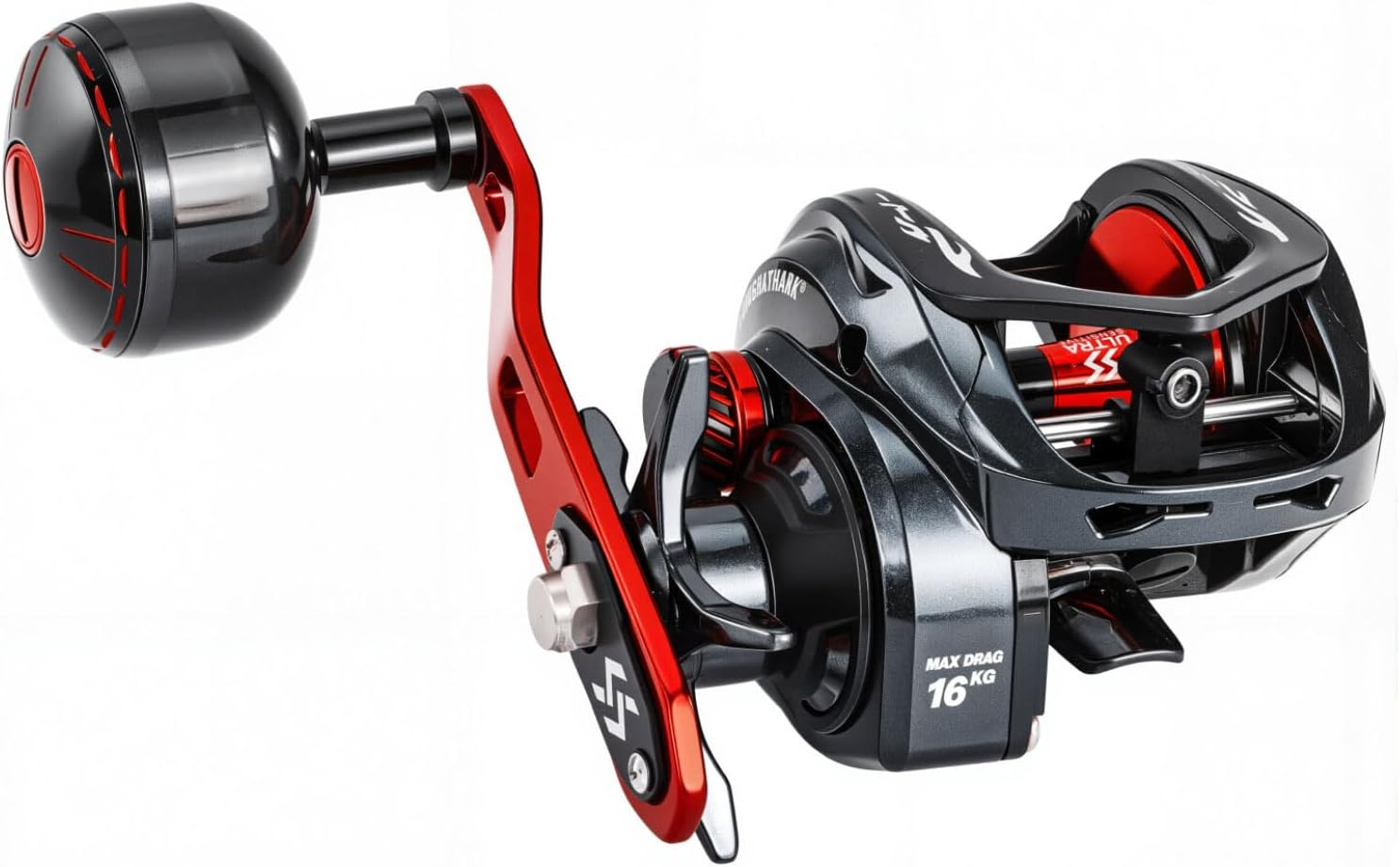Sougayilang Baitcaster Fishing Reel with 35lbs Max Drag Power