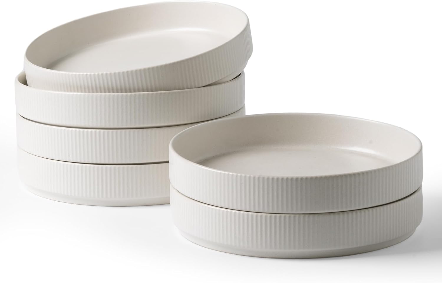 Famiware Star 8.25in Pasta Bowls Set of 6 for Elegant Dining