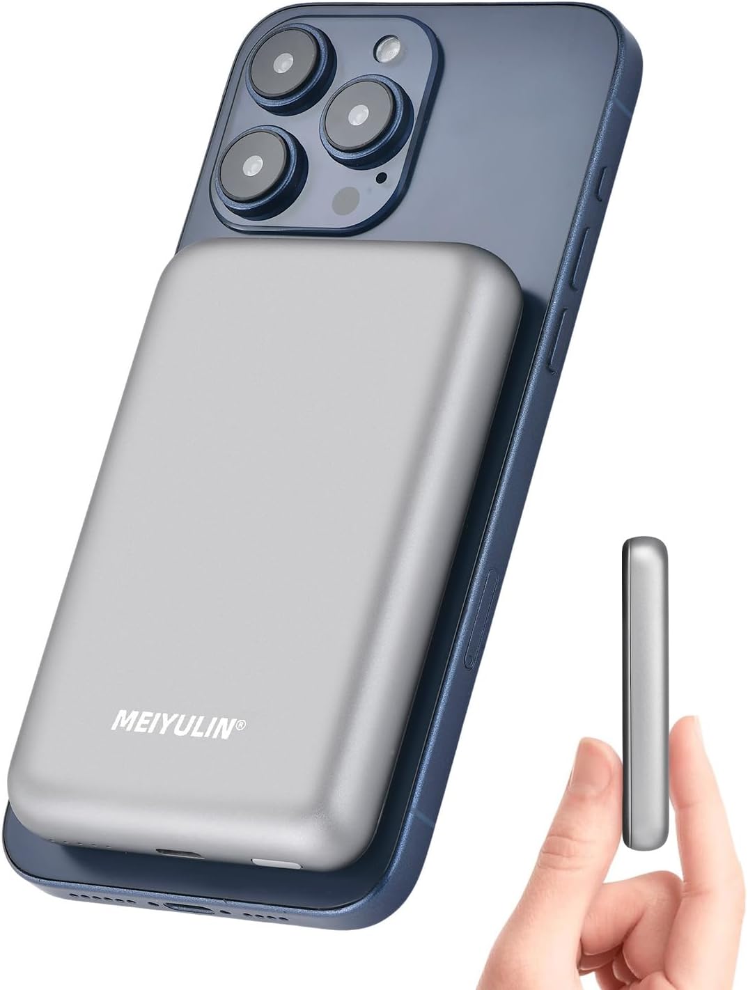 10,000mAh Magnetic Wireless Charger for iPhone MEIYULIN
