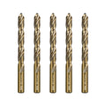 SALI Cobalt Drill Bit Set 5pcs 1/2 in - Durable M35 Metal Bits