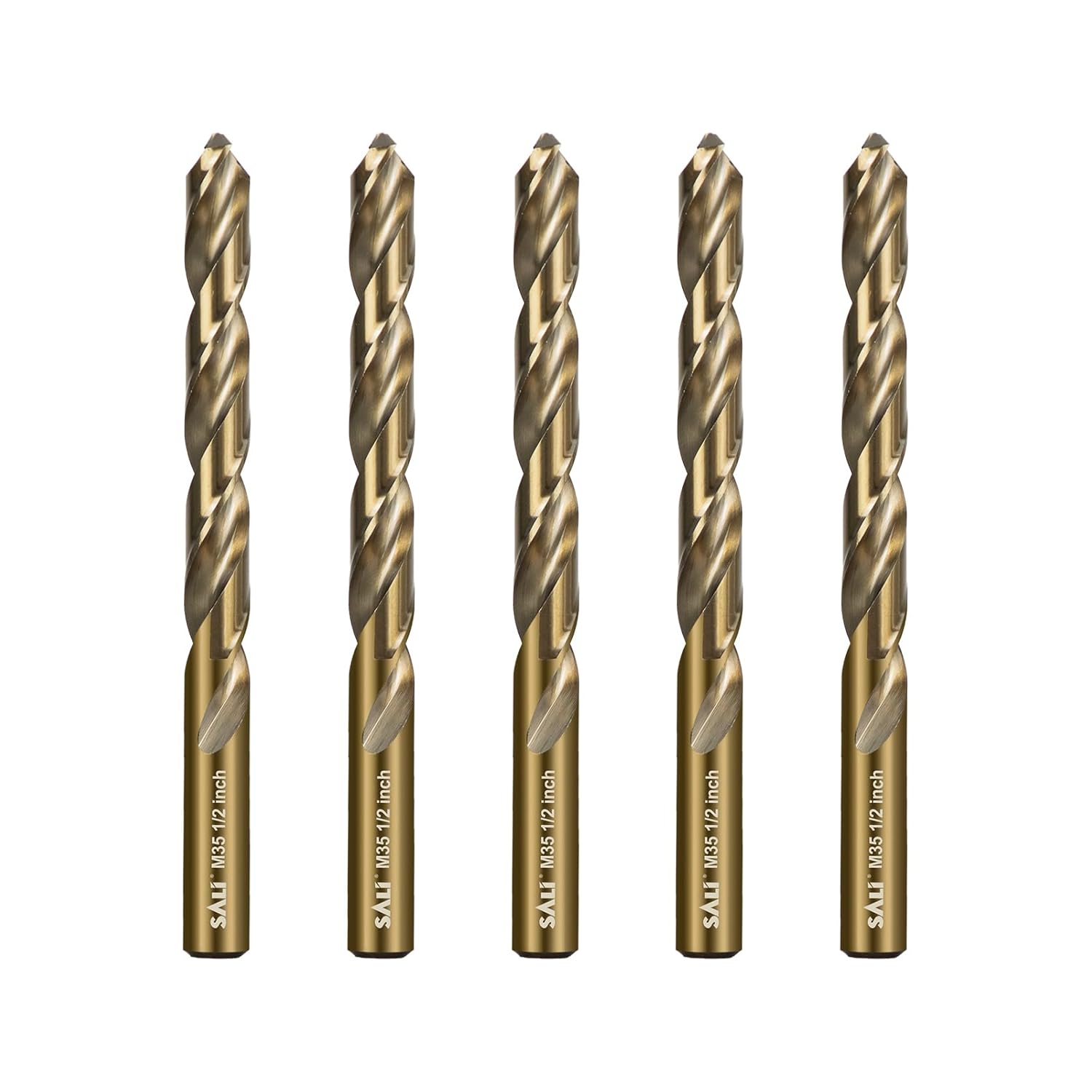 SALI Cobalt Drill Bit Set for Metal, Wood, and Plastic Projects