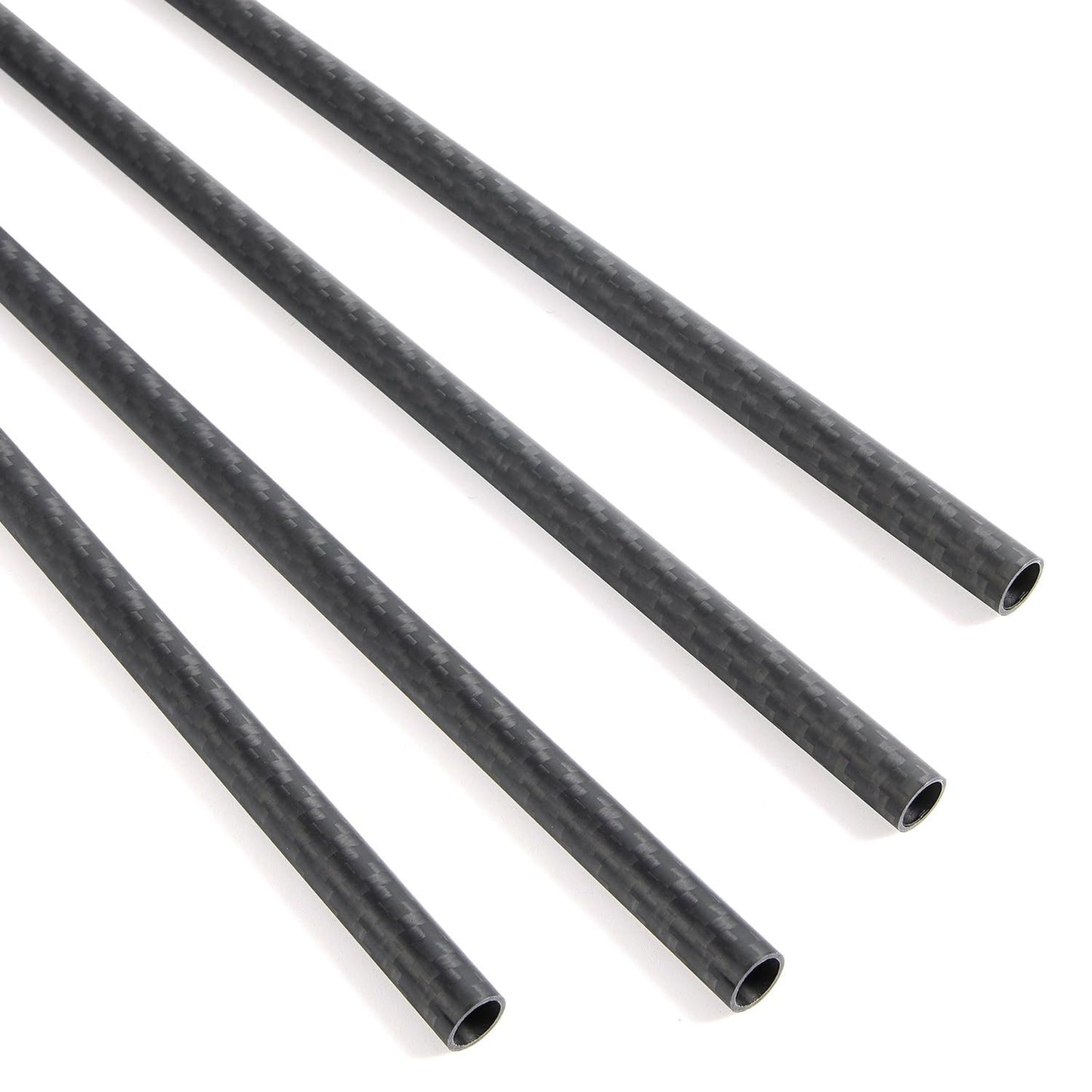4pcs 600MM Length Carbon Fiber Tube for Lightweight Strength