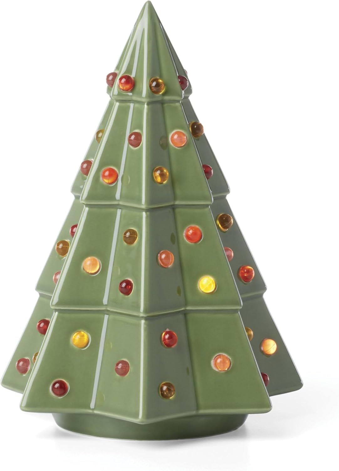 Kate Spade Evergreen Small Lit Tree Figurine for Holiday Decor