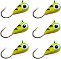 Reaction Tackle Tungsten Ice Fishing Jigs - Super Sensitive Tear Drop