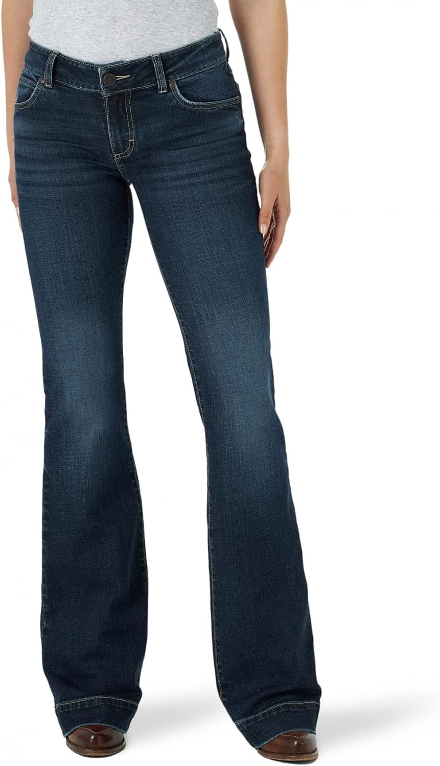 Wrangler Women's Willow Mid Rise Boot Cut Ultimate Riding Jean