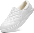 Memory Foam Quilted Loafers for Women - Slip On Comfort