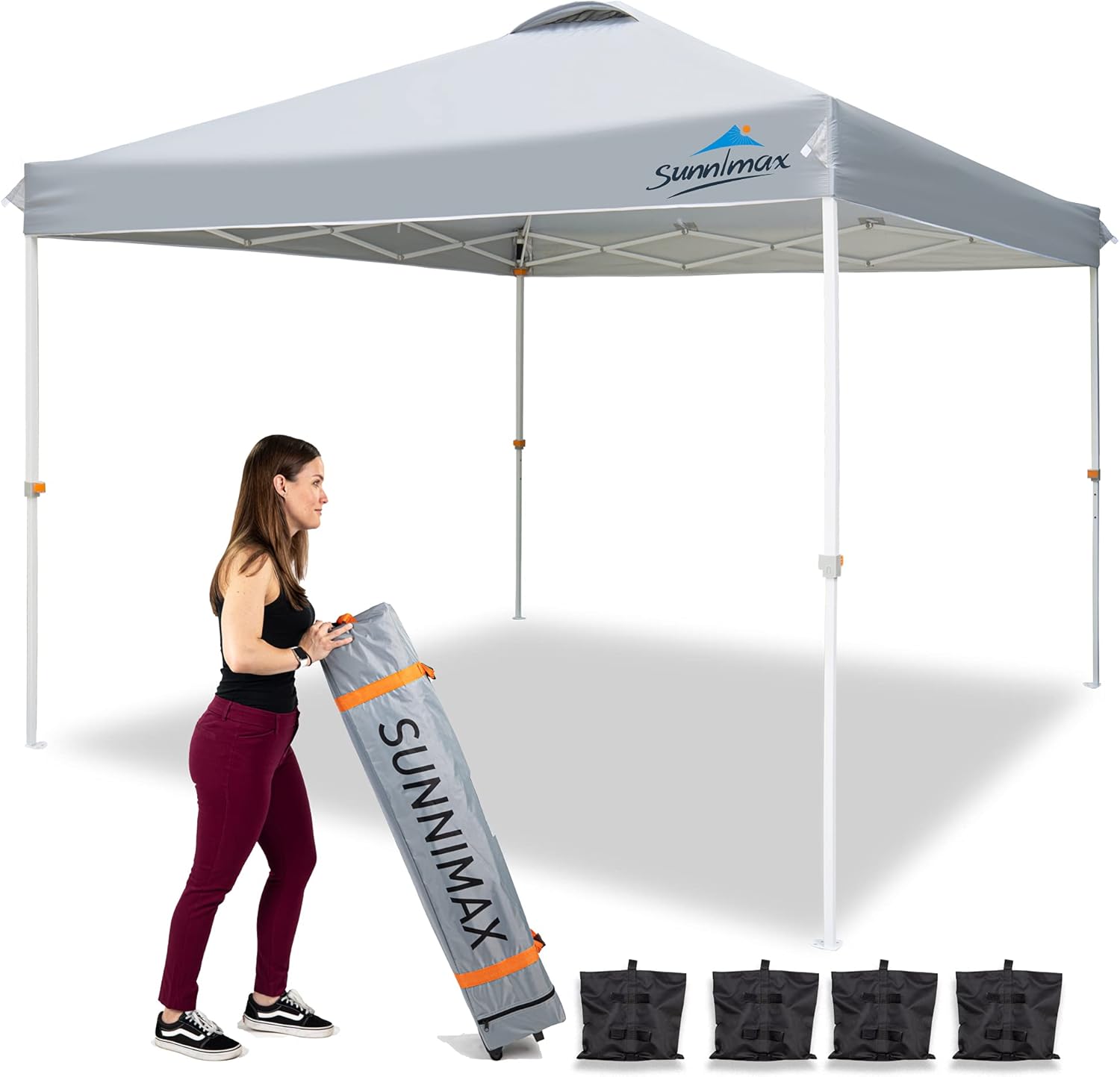 SUNNIMAX 10x10 Pop-Up Canopy: Waterproof & Portable!