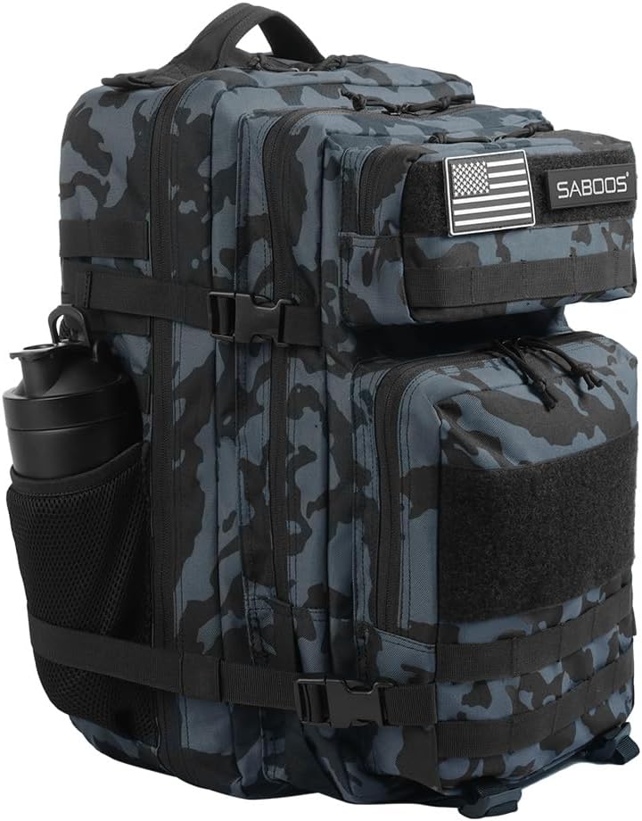 Military Tactical Backpack 45L Molle Army Assault Pack Water Resistant