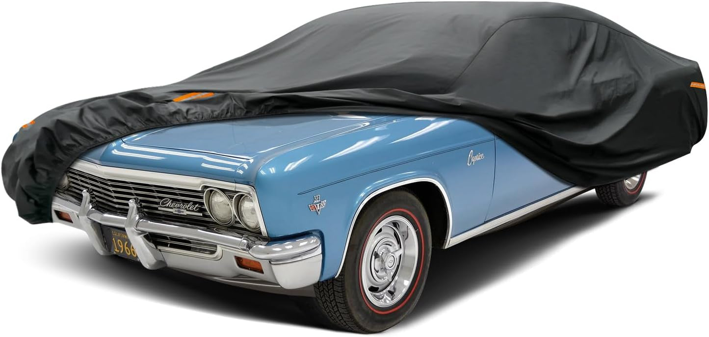 Kayme Car Cover Waterproof All Weather for Large Sedan Vehicles