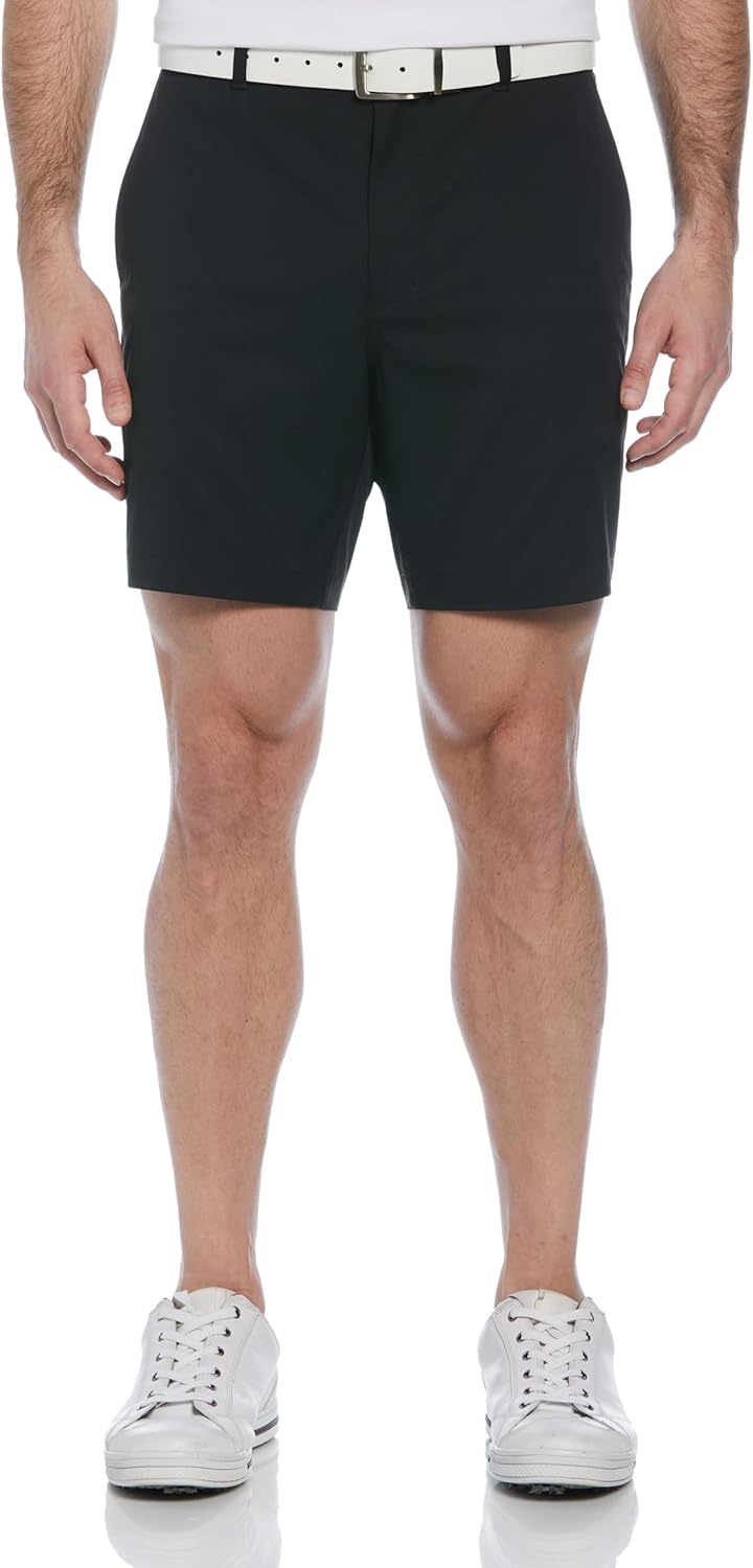 PGA TOUR Mens 7 Flat Front Performance Stretch Golf Shorts