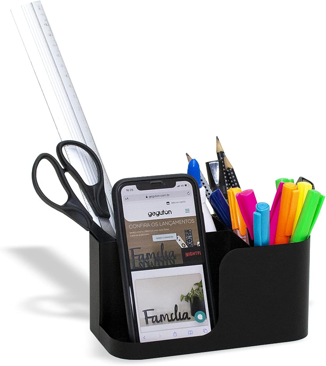 Desk Organizer & Phone Holder Set - Stylish Office Decor