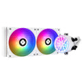 Aqua Elite 240 V6 ARGB White CPU Liquid Cooler - Quiet High Airflow