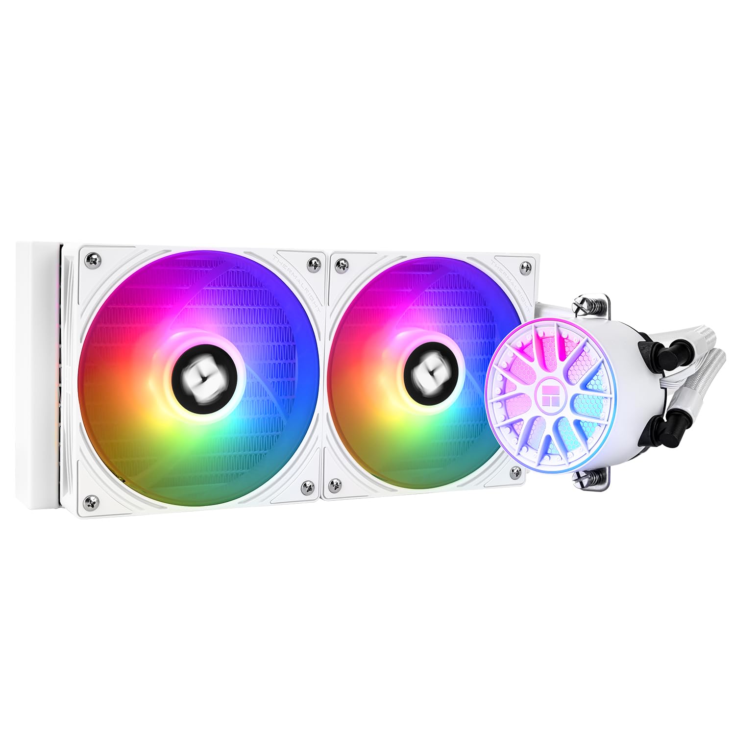 Aqua Elite 240 V6 ARGB White CPU Liquid Cooler for Gaming