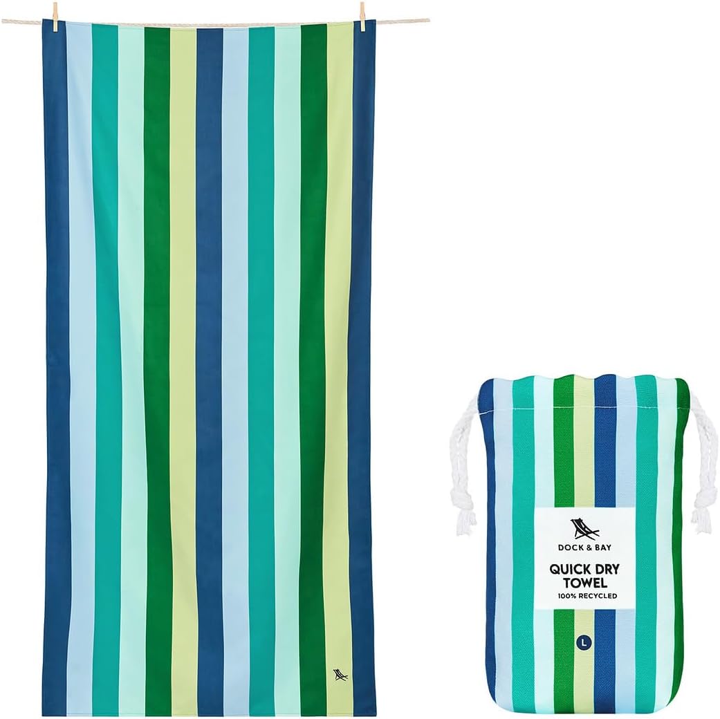 Dock & Bay Quick Drying Towel - Perfect for Beach and Gym