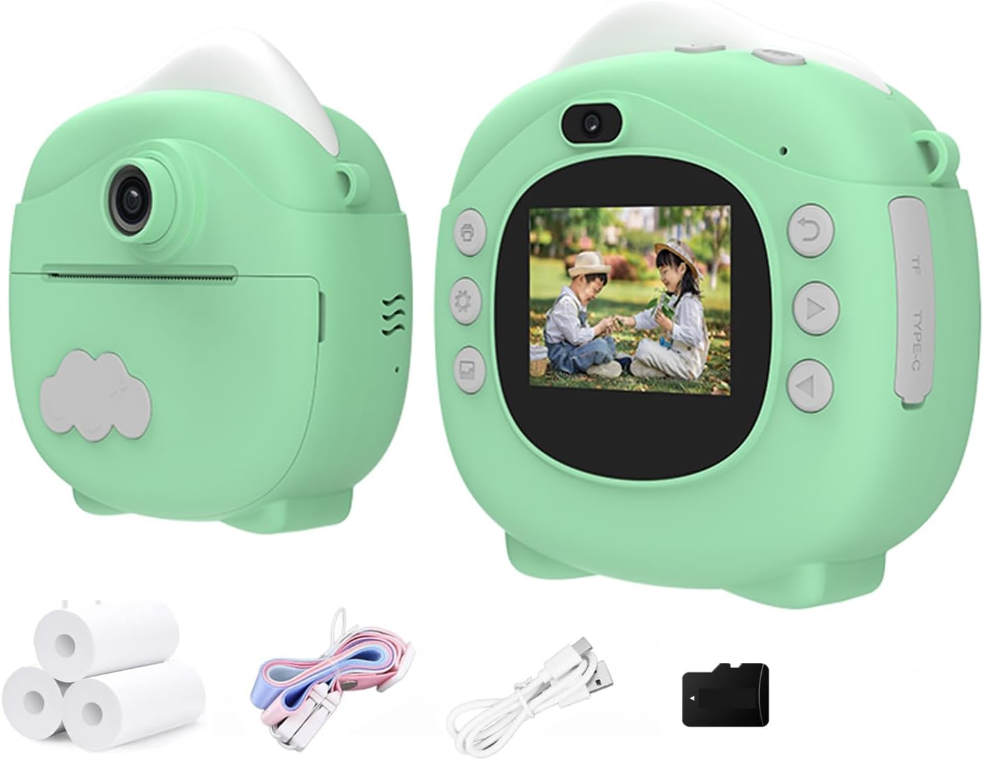 Capture Memories Instantly: Lonfu Kids Print Camera Set