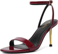 Mostrin Heels for Women Strappy Lace Up Ankle Strap Heels - Elegant 93