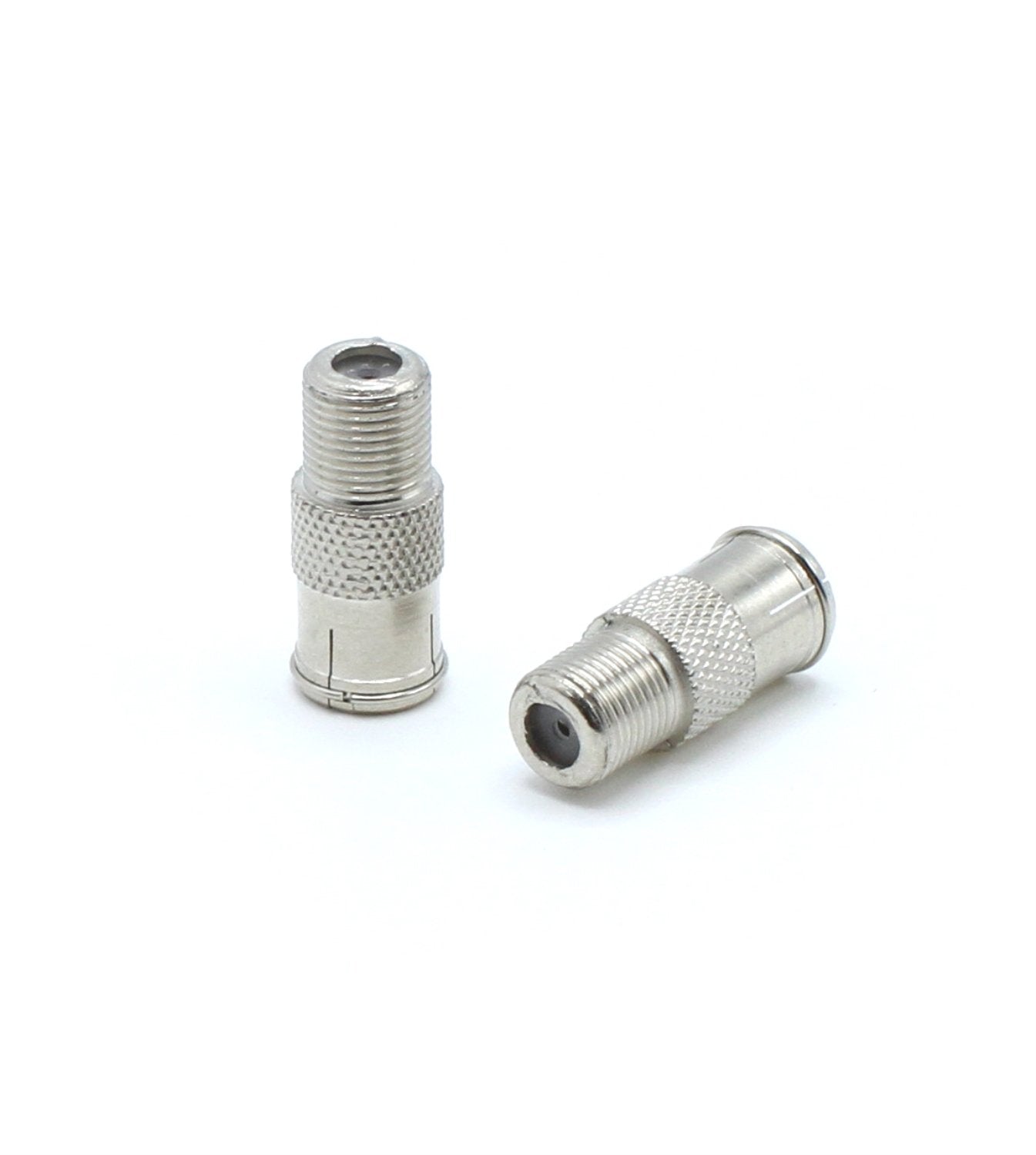 Coaxial Cable Push on Connectors - 50 Pack for Tight Corners