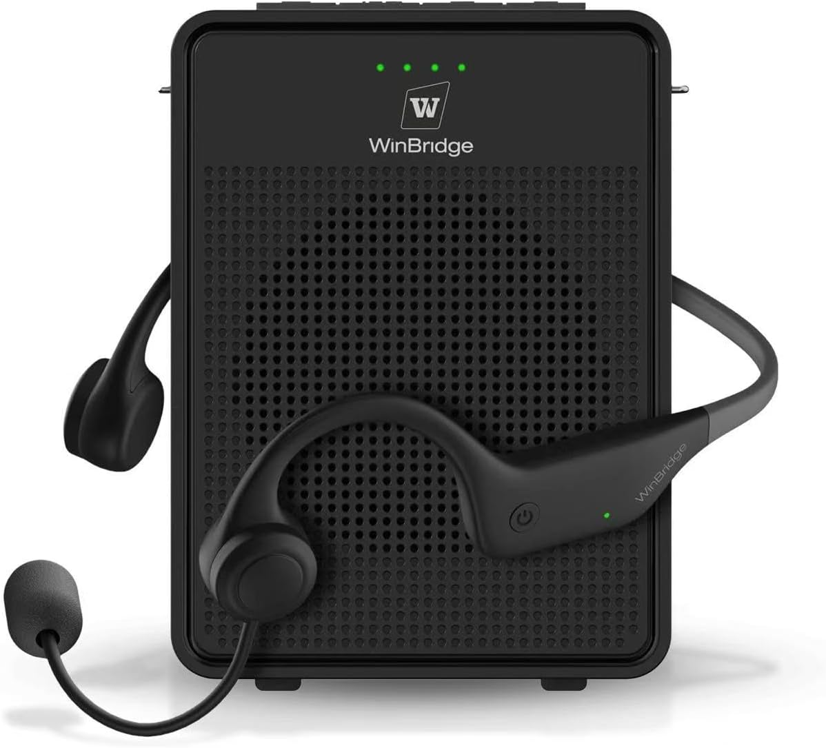 Voice Amplifier Wireless Ear-Hook Headset Microphone for Teachers