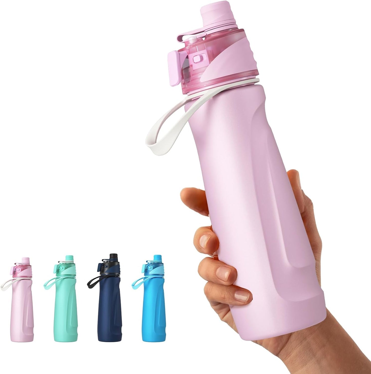 Sport Water Bottle Steel 24OZ with Mist & Sip Functionality