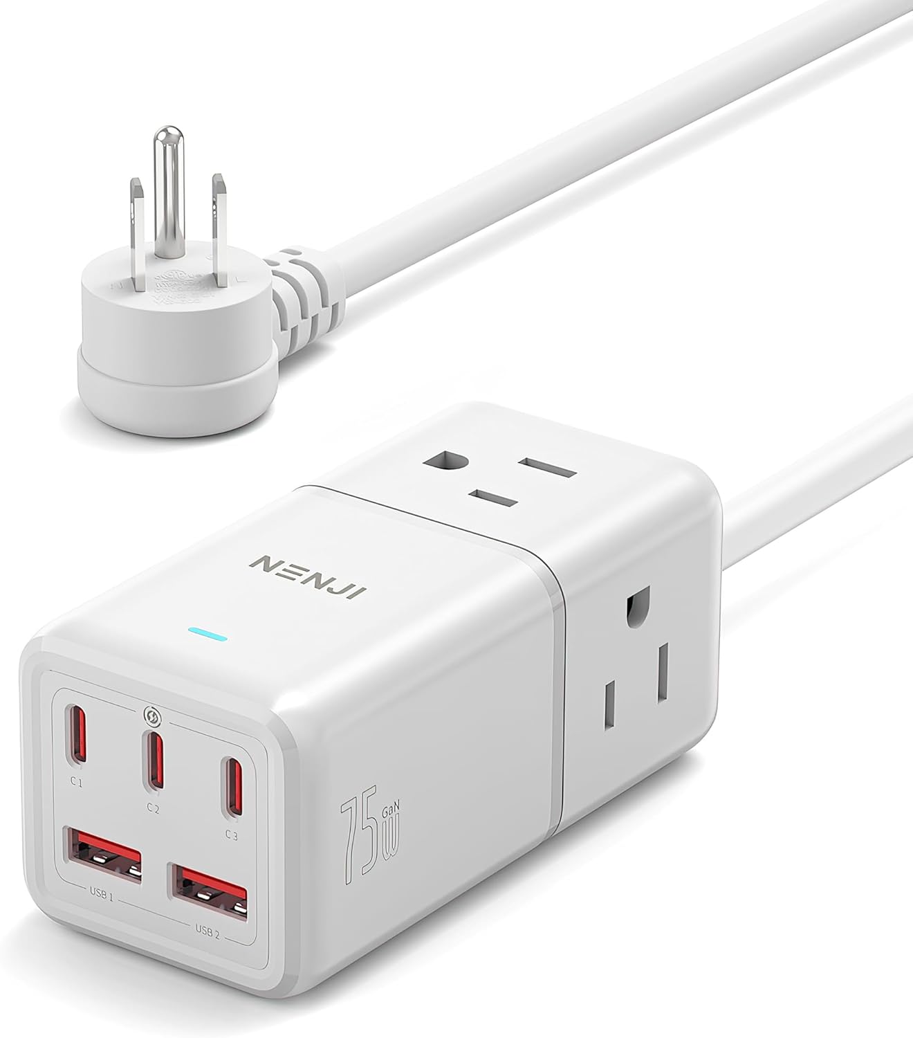 NENJI 75W GaN USB-C Super Fast Charging Station for All Devices