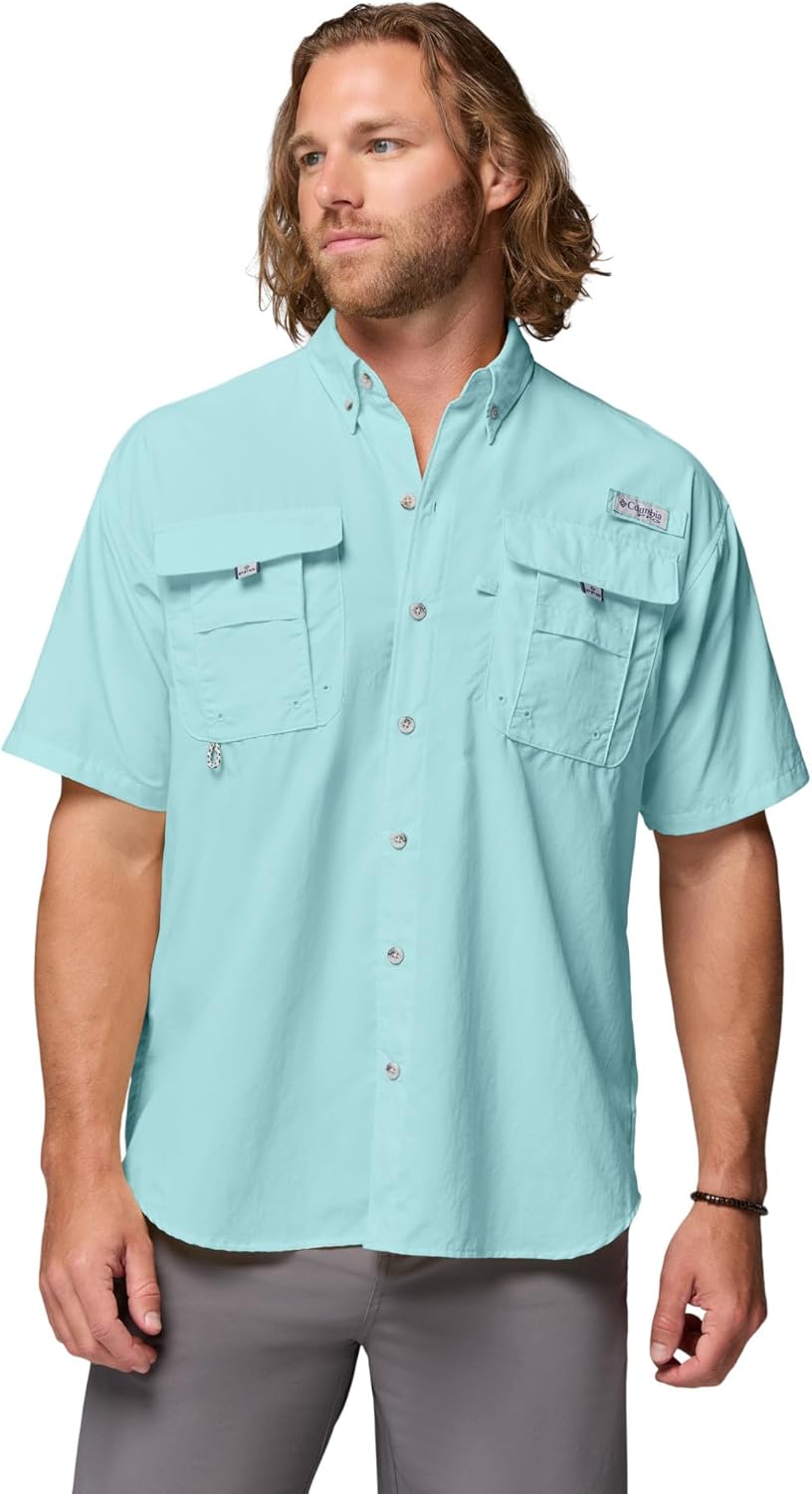 Columbia Men's PFG Bahama II Short Sleeve Shirt for Anglers