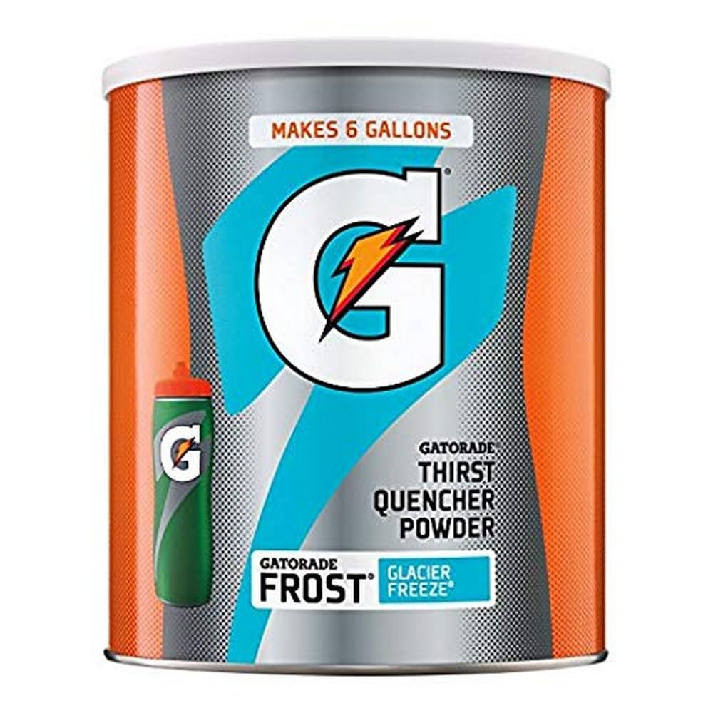 Gatorade Thirst Quencher Powder Glacier Freeze Pack of 3 Canisters