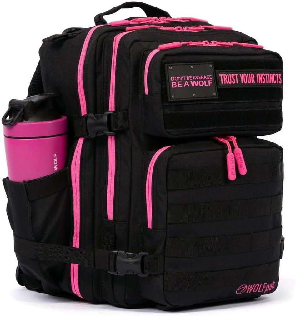 WOLFpak 25L Athletic Gym Backpack - Durable Waterproof Design