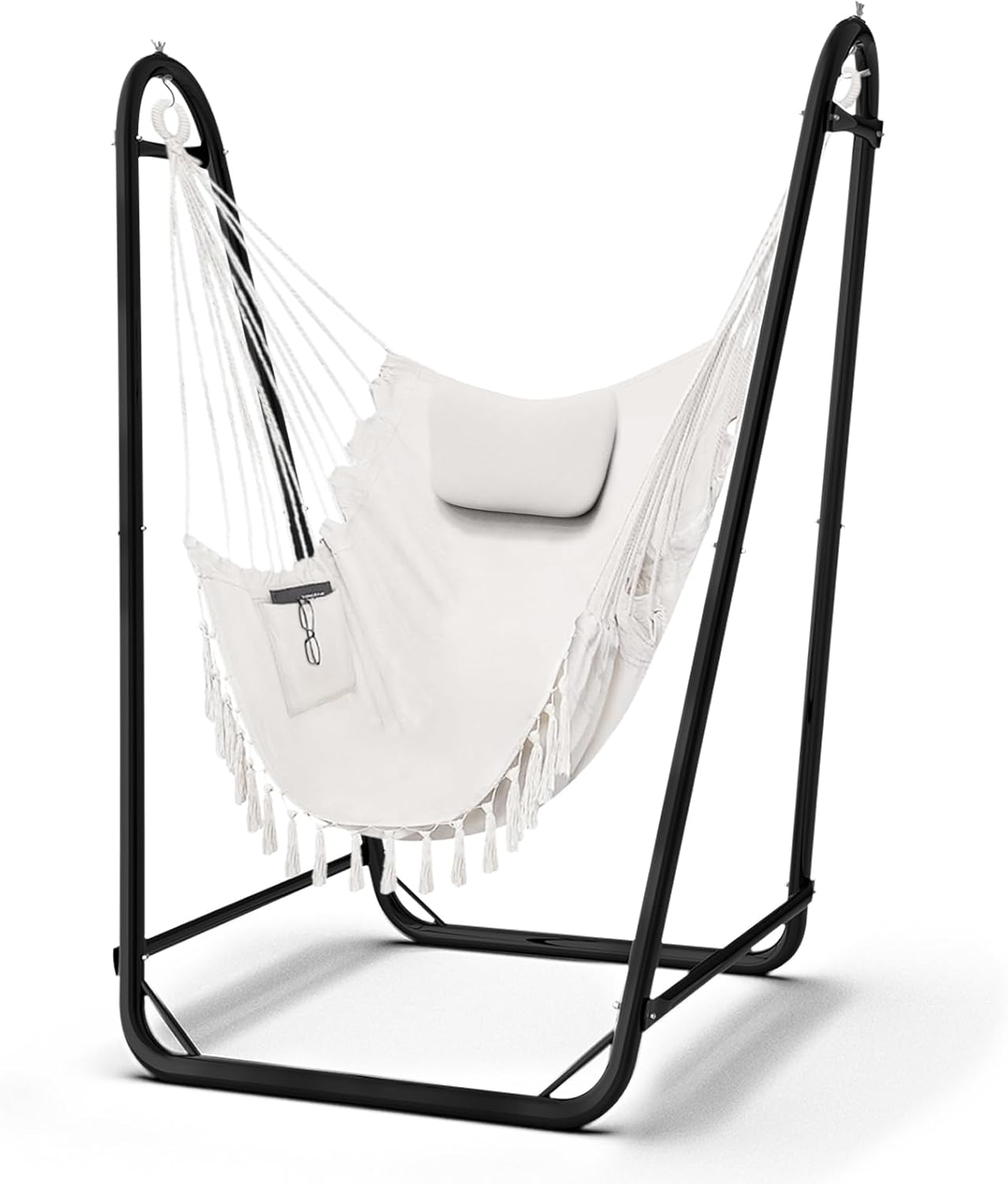 Hammock Chair with Stand for Indoor Outdoor Relaxation Comfort