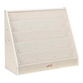 Single-Sided Book Display Classroom Bookshelf - White Wash