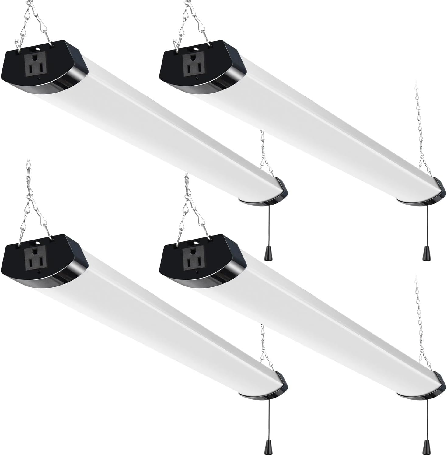 Hykolity 4FT LED Shop Light Linkable for Garages and Workshops