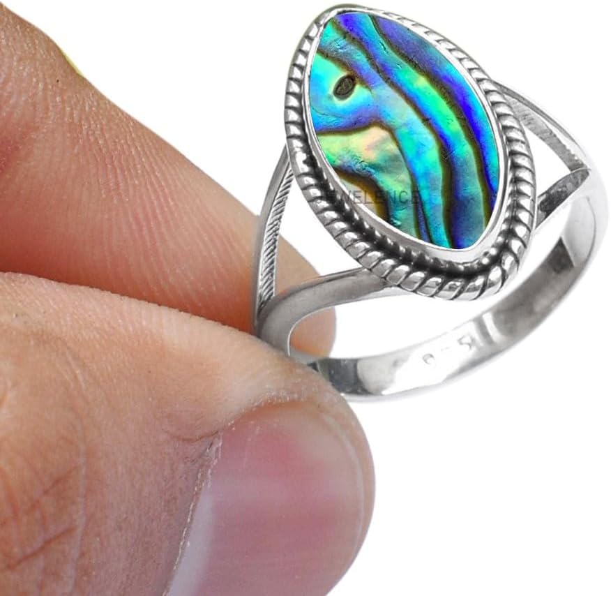 925 Sterling Silver Ring for Women with Unique Gemstone Design