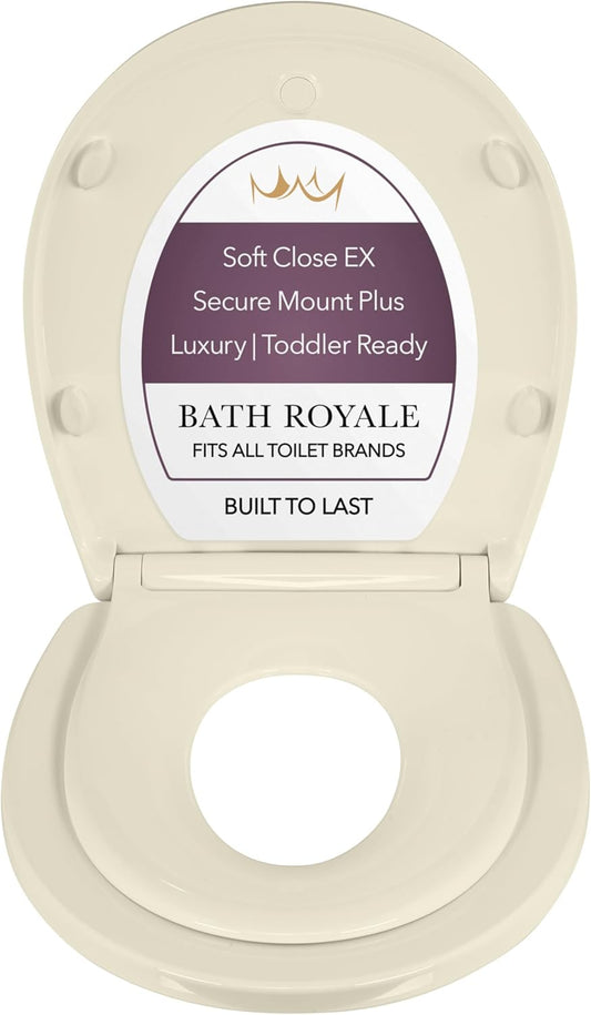 Potty Training Seat with Soft Close for Kids and Adults