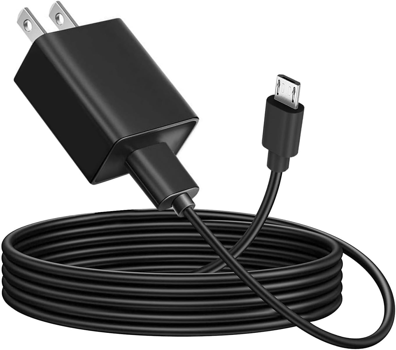 Fast Dual-Port Wall Charger for Kindle, Samsung, & More