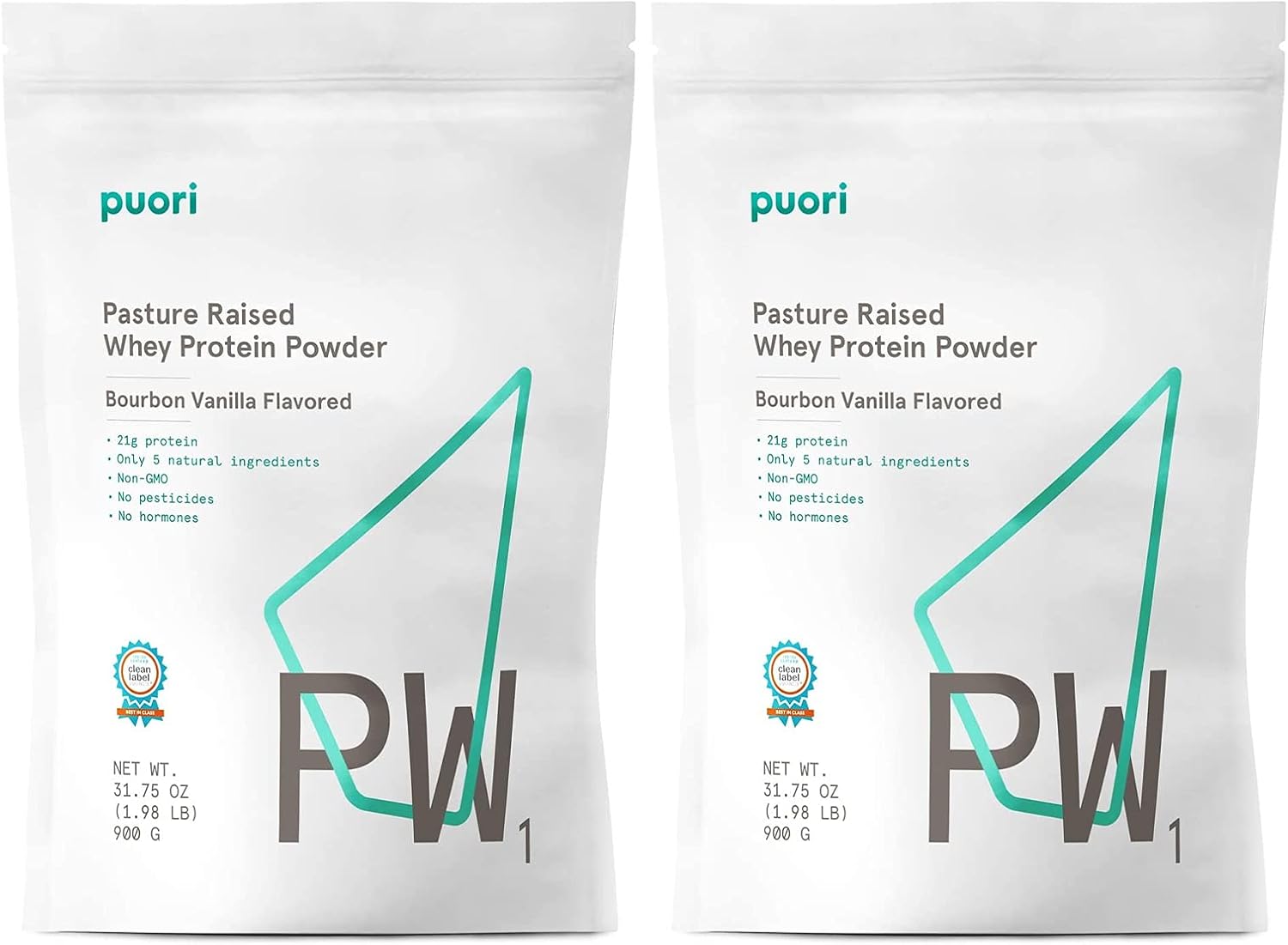 Puori Whey Protein Powder - Bourbon Vanilla for Muscle Growth